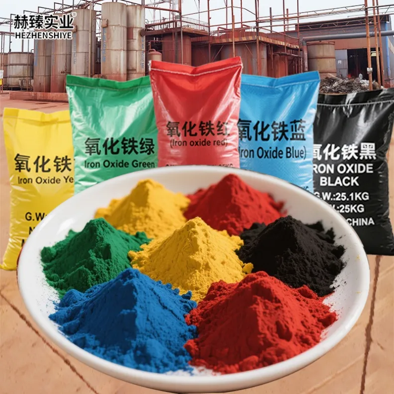 Multicolor iron oxide pigments for applications in coatings printing inks ceramics glass deliver tinting strength hiding power weather resistance