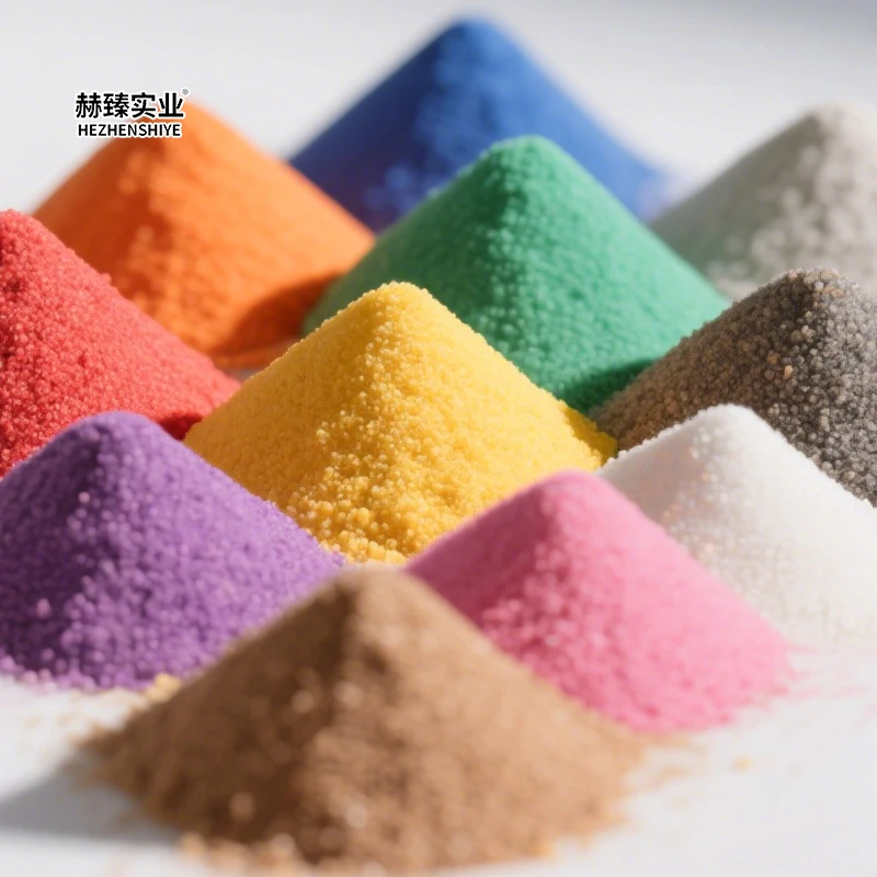 Hezhen Colorful Sand for Architectural Exterior Wall Decoration Elevating Aesthetic Appeal and Weather Resistance