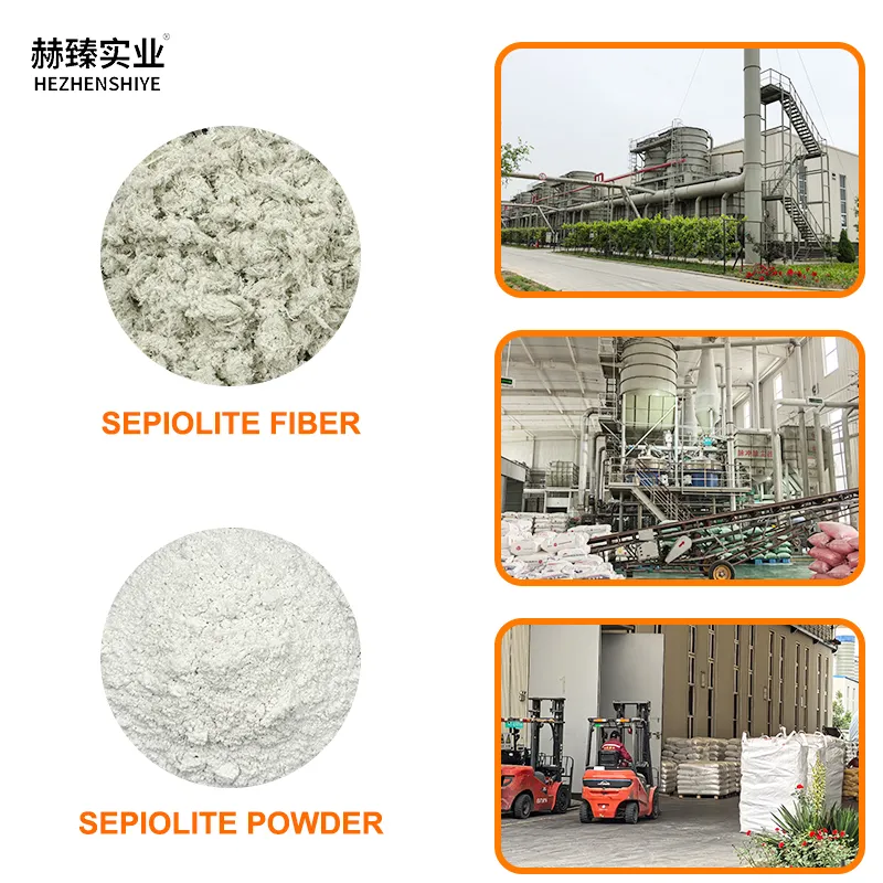 Sepiolite Fiber Reinforcement Properties Ideal for 3D Printing Fillers Textile Flame Retardants and Industrial Desiccants Applications