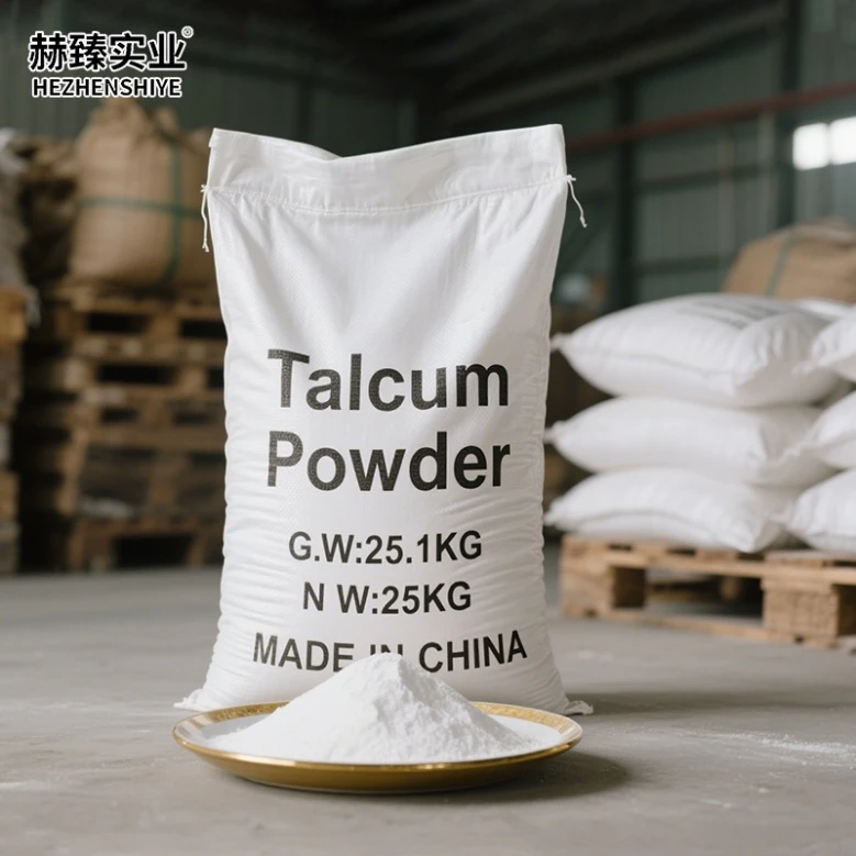 Hezhen talc powder for construction sealants artificial leather plastic pipes ink additives rubber gaskets and mold release agents optimizing material