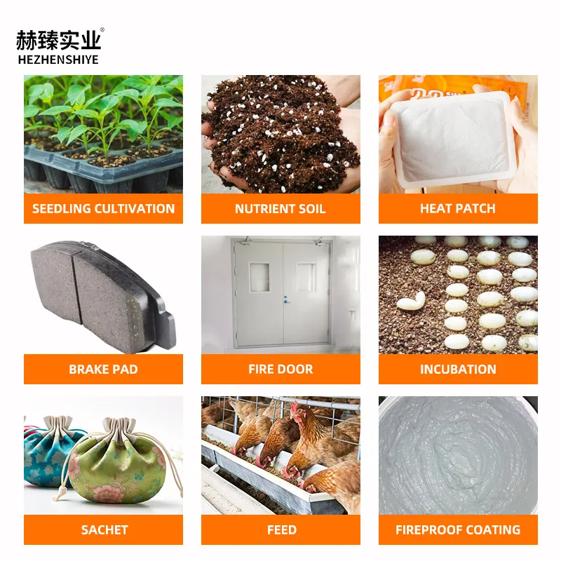 Vermiculite natural mineral for data center insulation precision instrument packaging small kiln refractories old factory renovation industrial use