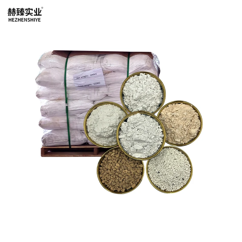 Hezhen adsorbent catalyst industrial diatomite 200 mesh oil water filter filling diatomite powder