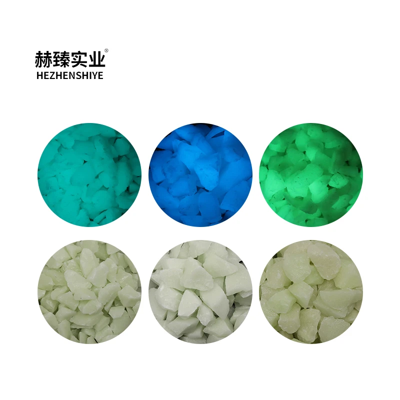 Hezhen Multicolored Luminous Stones and Luminous Powder for Clothing Decoration Wall Painting