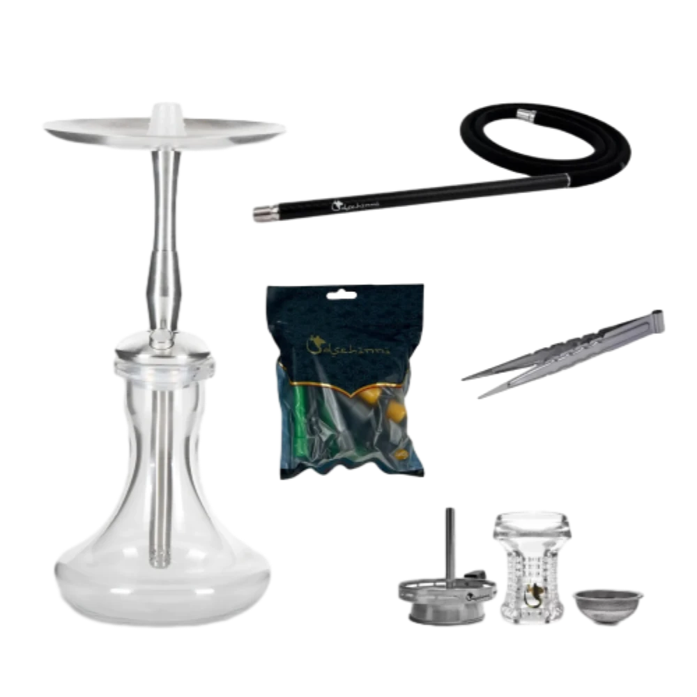 Dschinni Sparrow Shisha Stainless steel Komplett Set