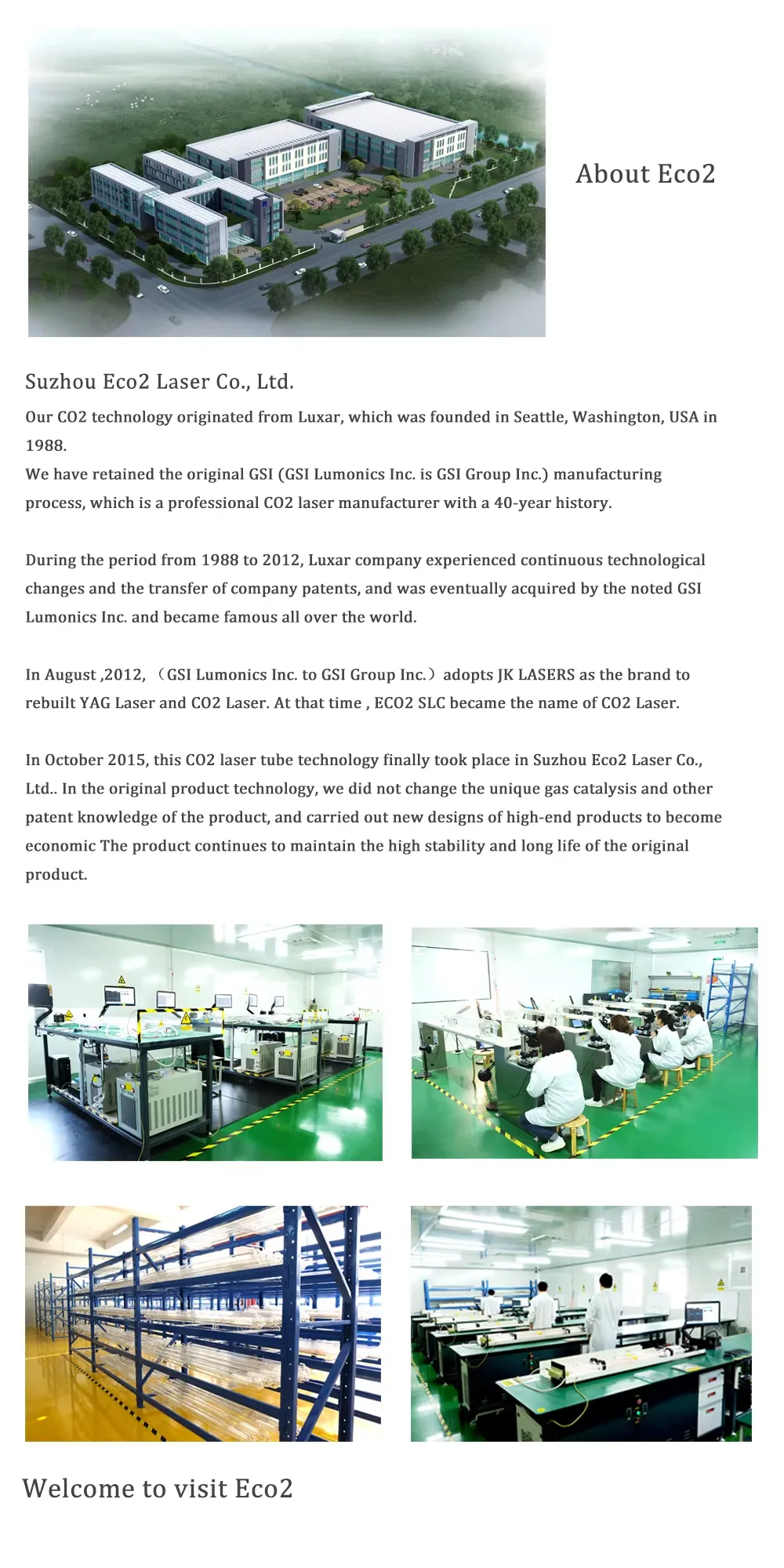 HLC Laser Tuber 40W Sealed CO2 Laser Tube