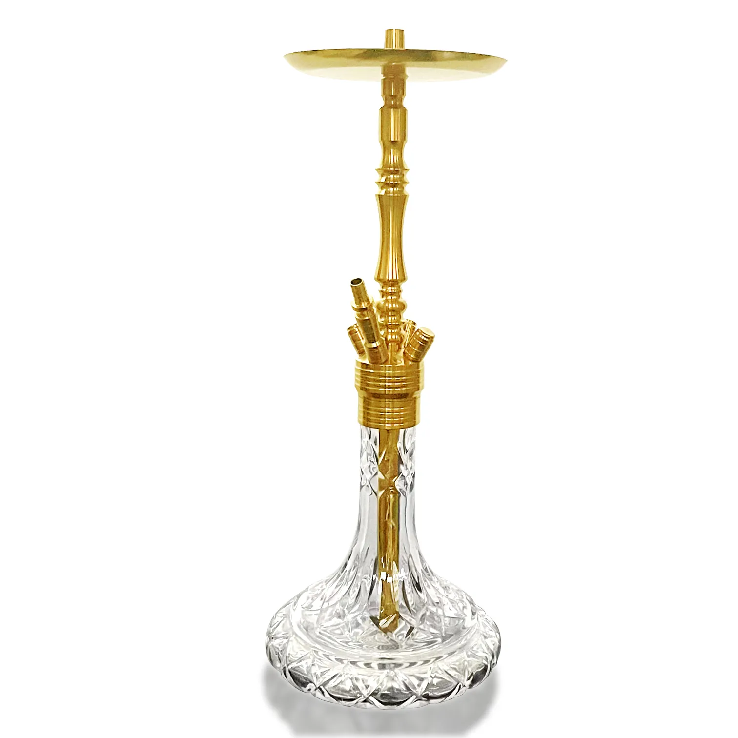 Golden Arabic water pipe