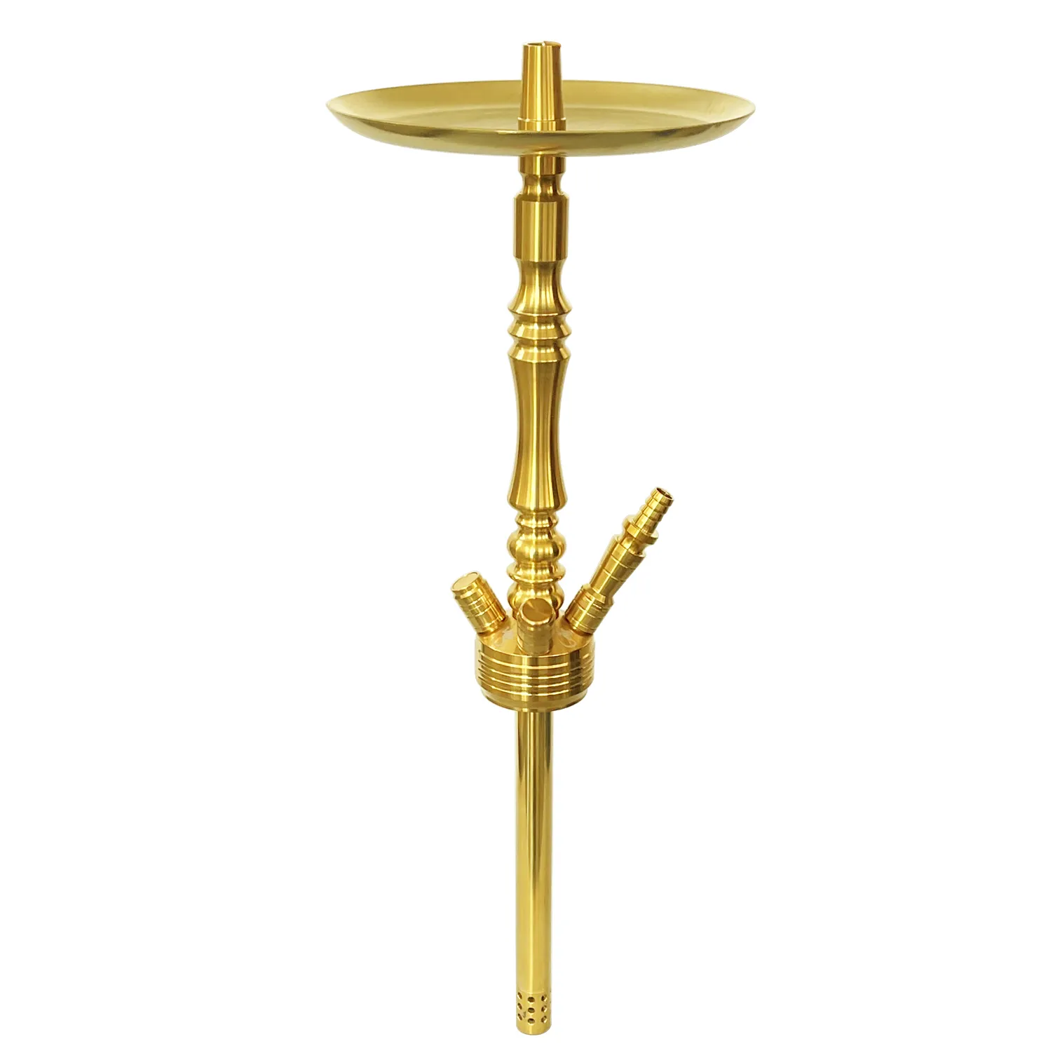 Golden Arabic water pipe