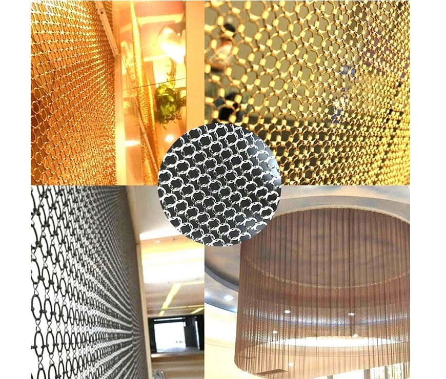 Ring Mesh Curtain | Durable, Fireproof, Customizable