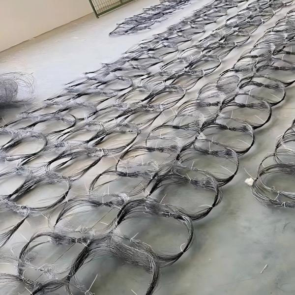 Durable Tank Track Wrapping Obstacle Wire Mesh | Flexible Security Barriers