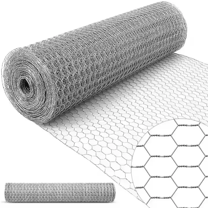 Hexagonal Wire Netting - Galvanized & PVC-Coated, Durable