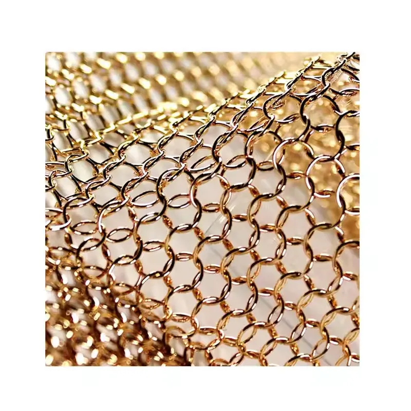 Ring Mesh Curtain - Custom Sizes, Fireproof Metal Drapery