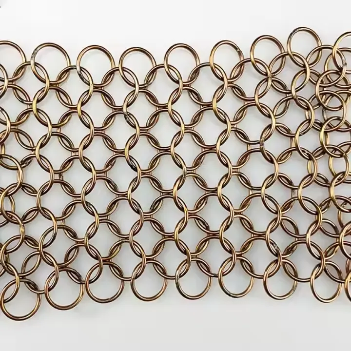 Elegant Ring Mesh Curtains | Durable Metal Architectural Mesh