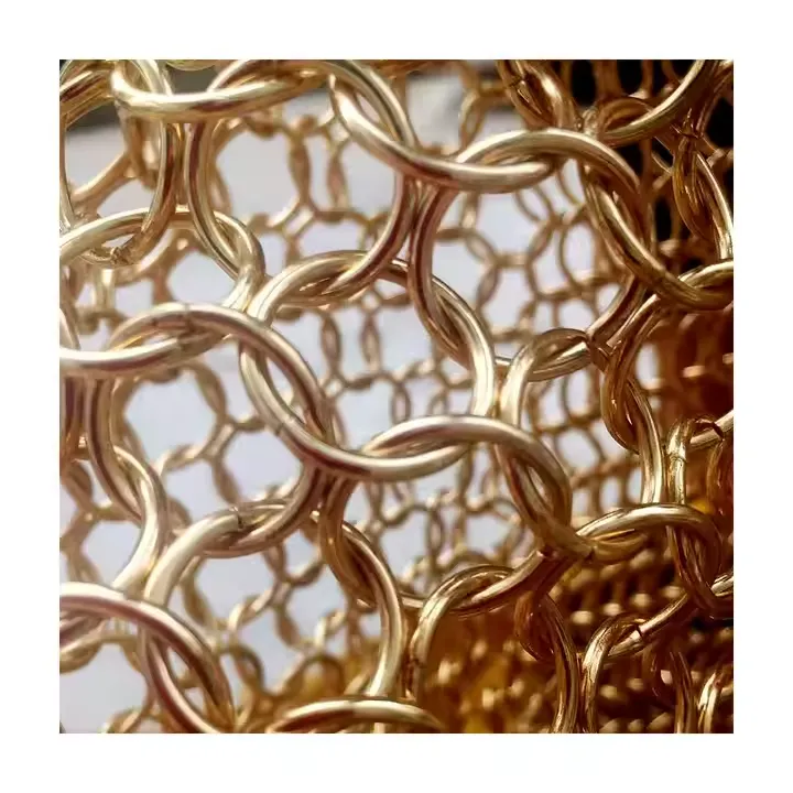 Elegant Ring Mesh Curtains | Durable Metal Architectural Mesh