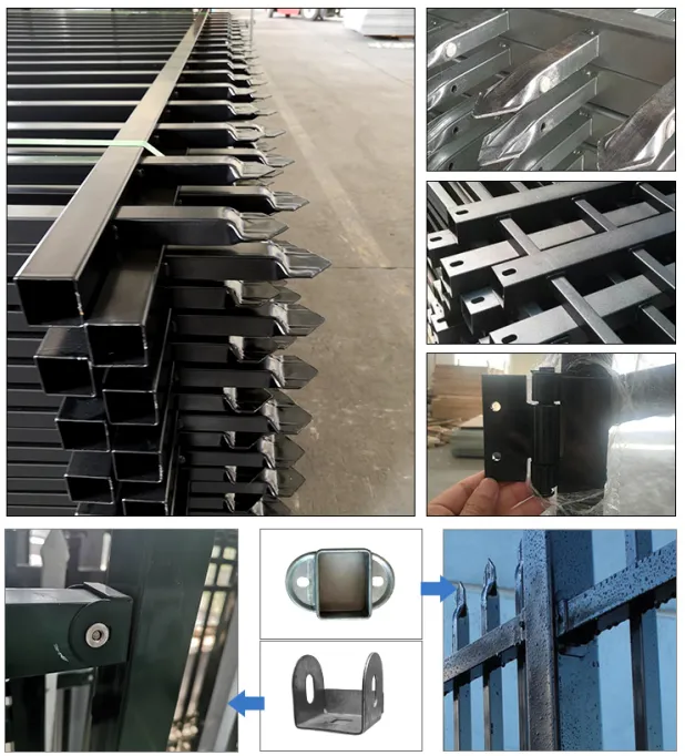 Read More About metal white picket fence