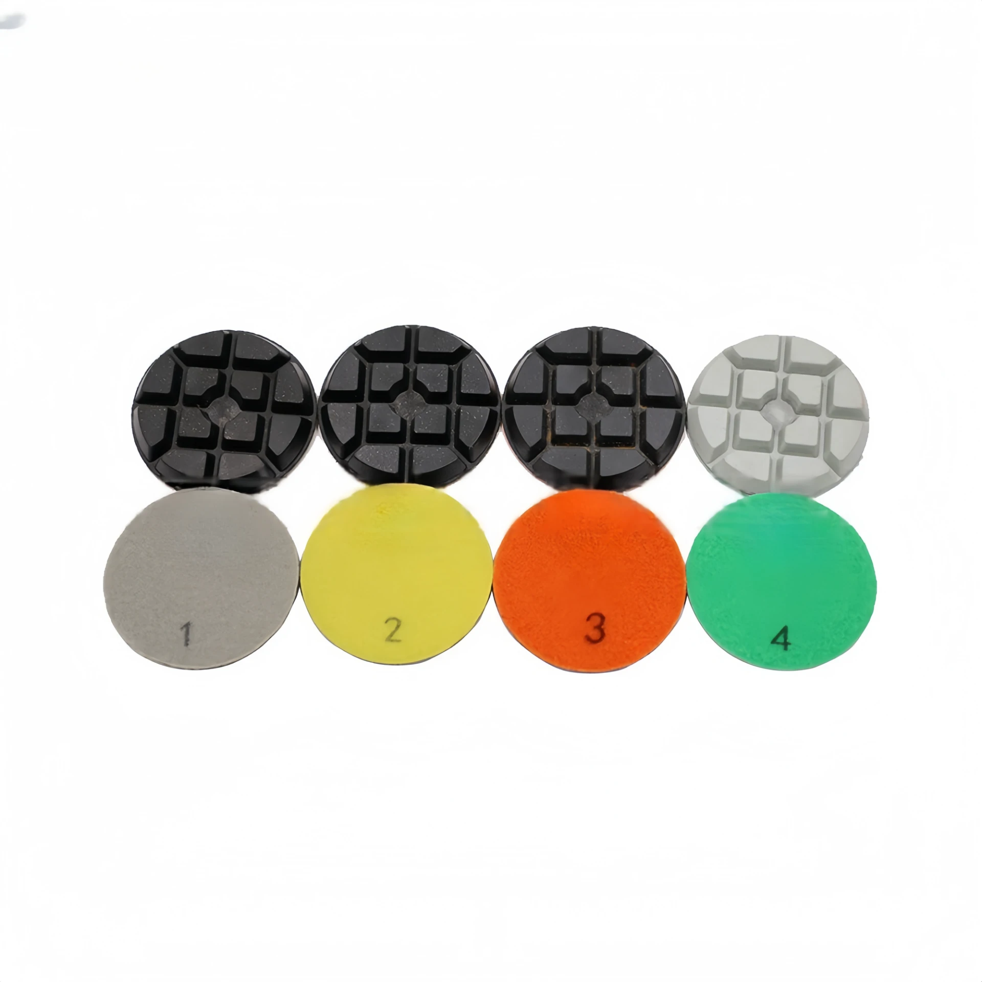 Dry polishing pads