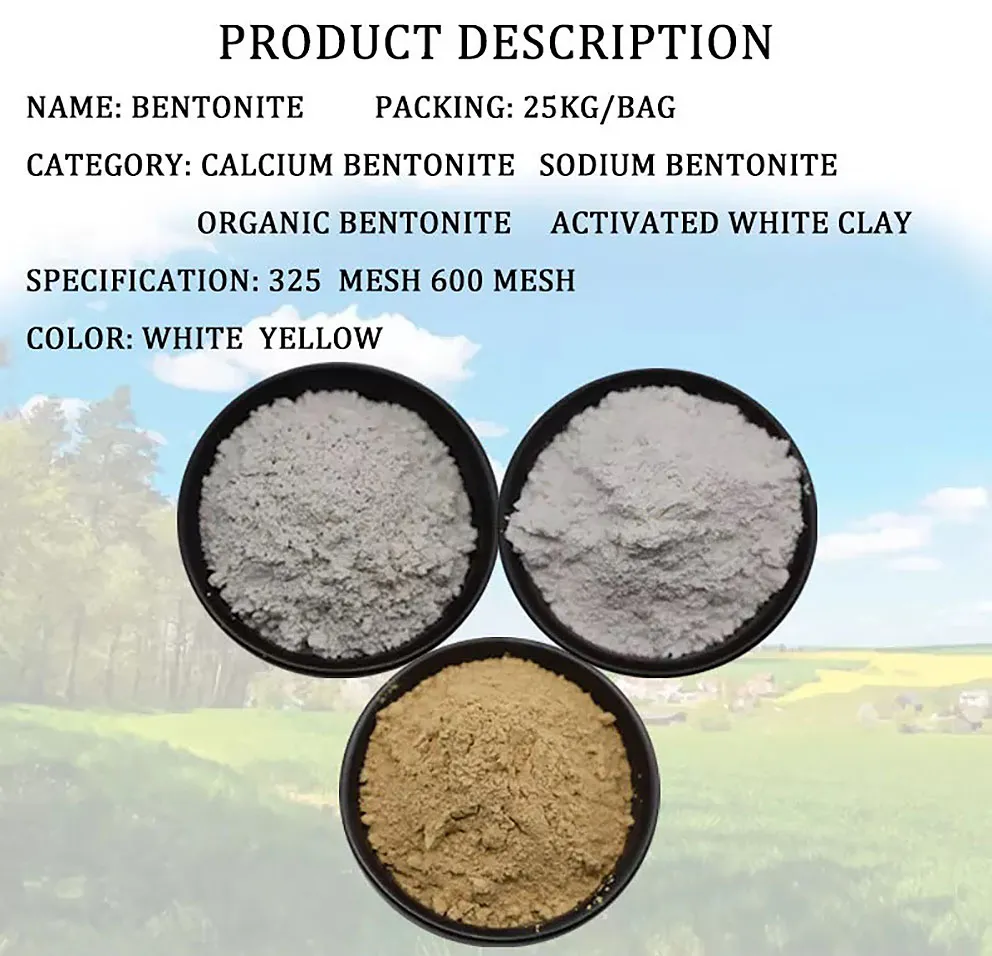 pack Bentonite.