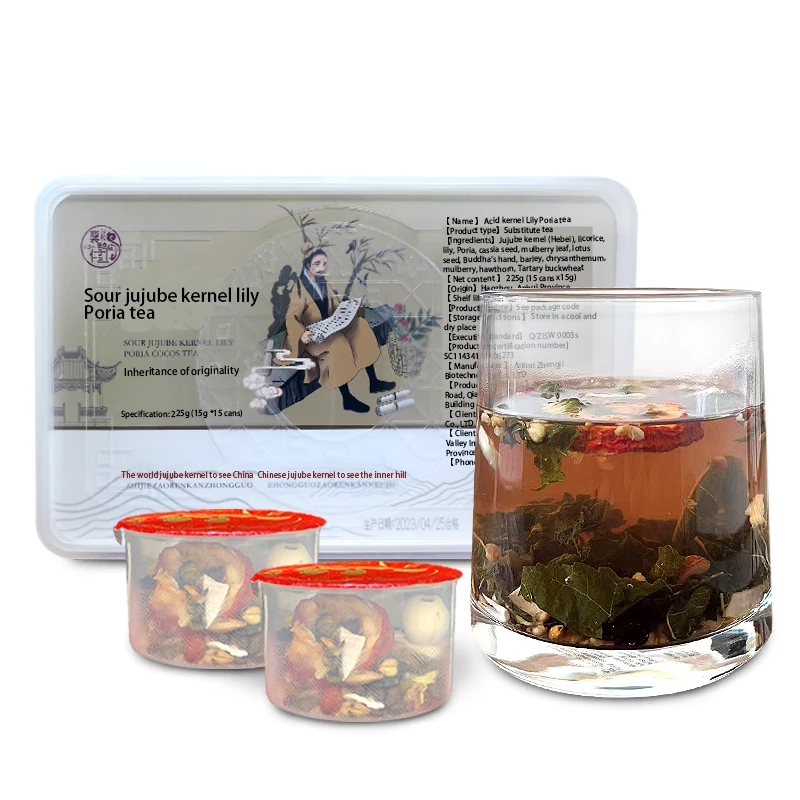 Sour jujube Lily Poria Tea
