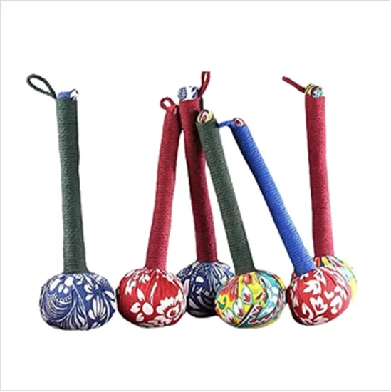 Sour Jujube Shell & Mugwort Health Hammer: Natural Acupoint Massage for Full-Body Relaxation