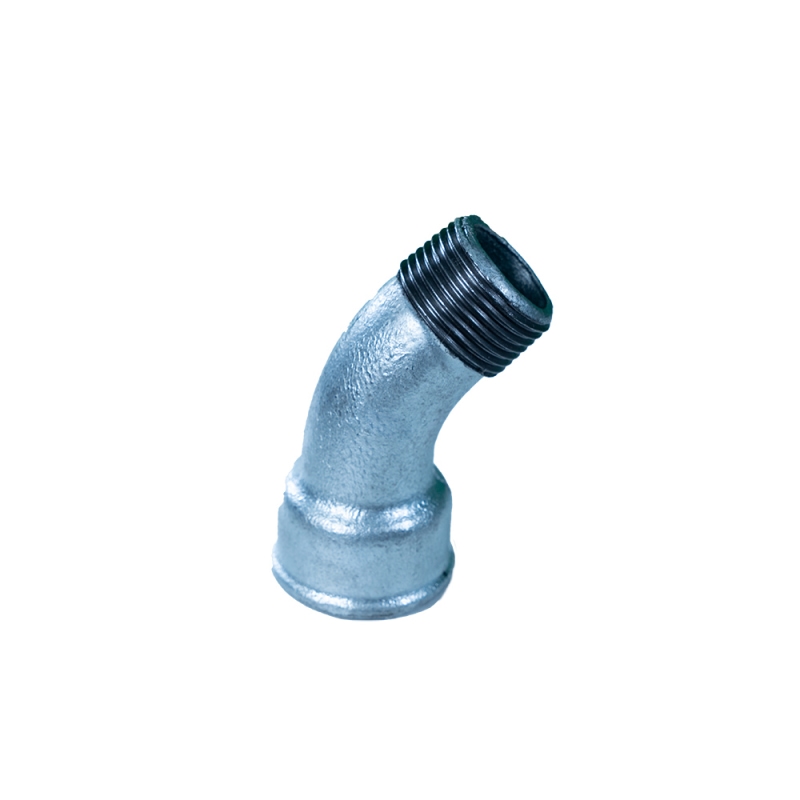 male and female 45° long sweep bend