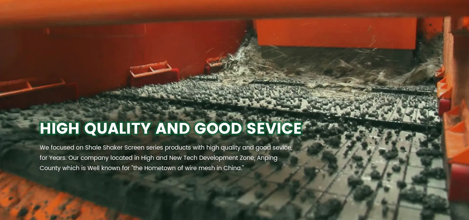 shaker screen factory