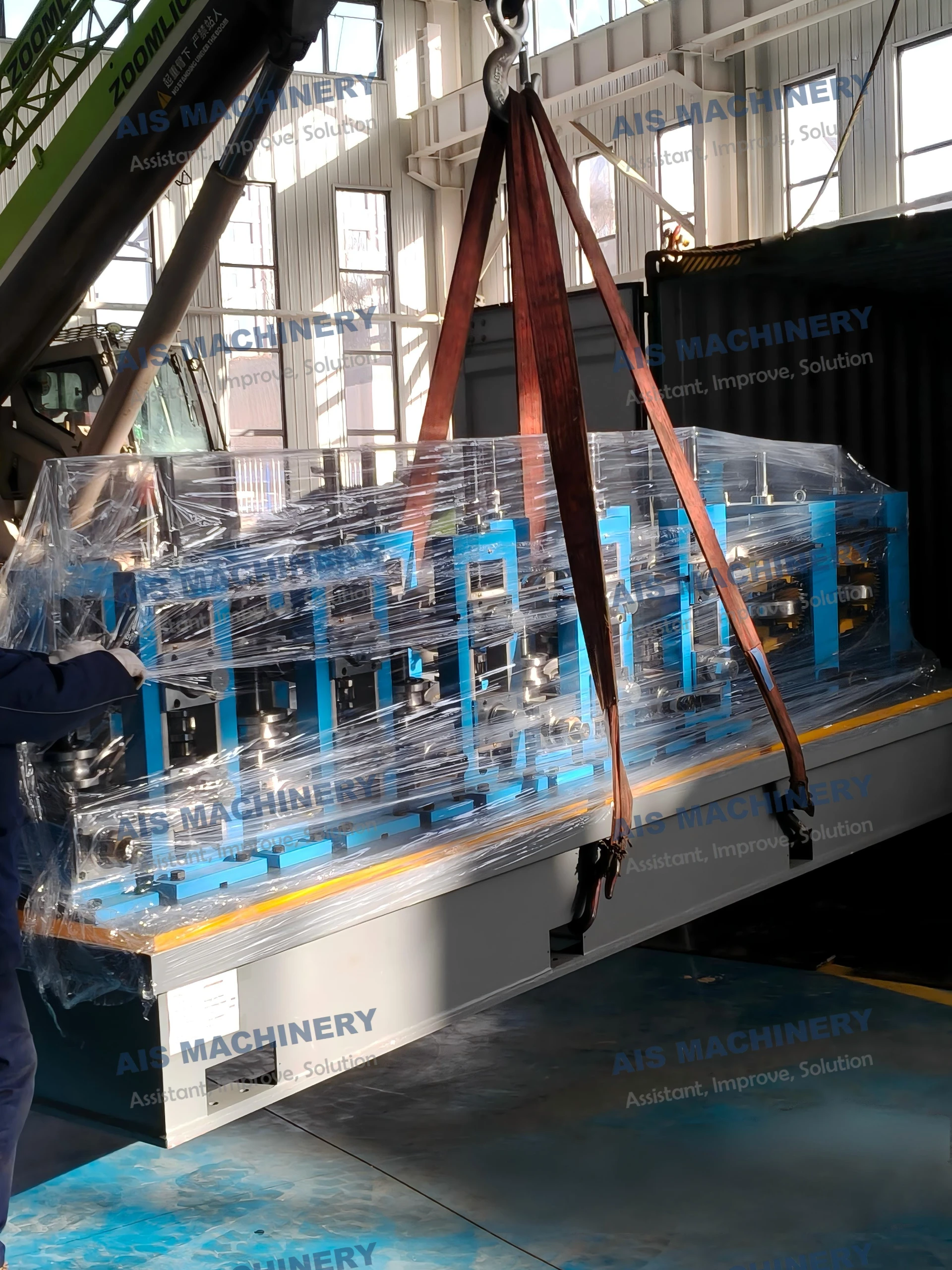 127mm ERW Pipe Production Line Packed and Ready for Shipment