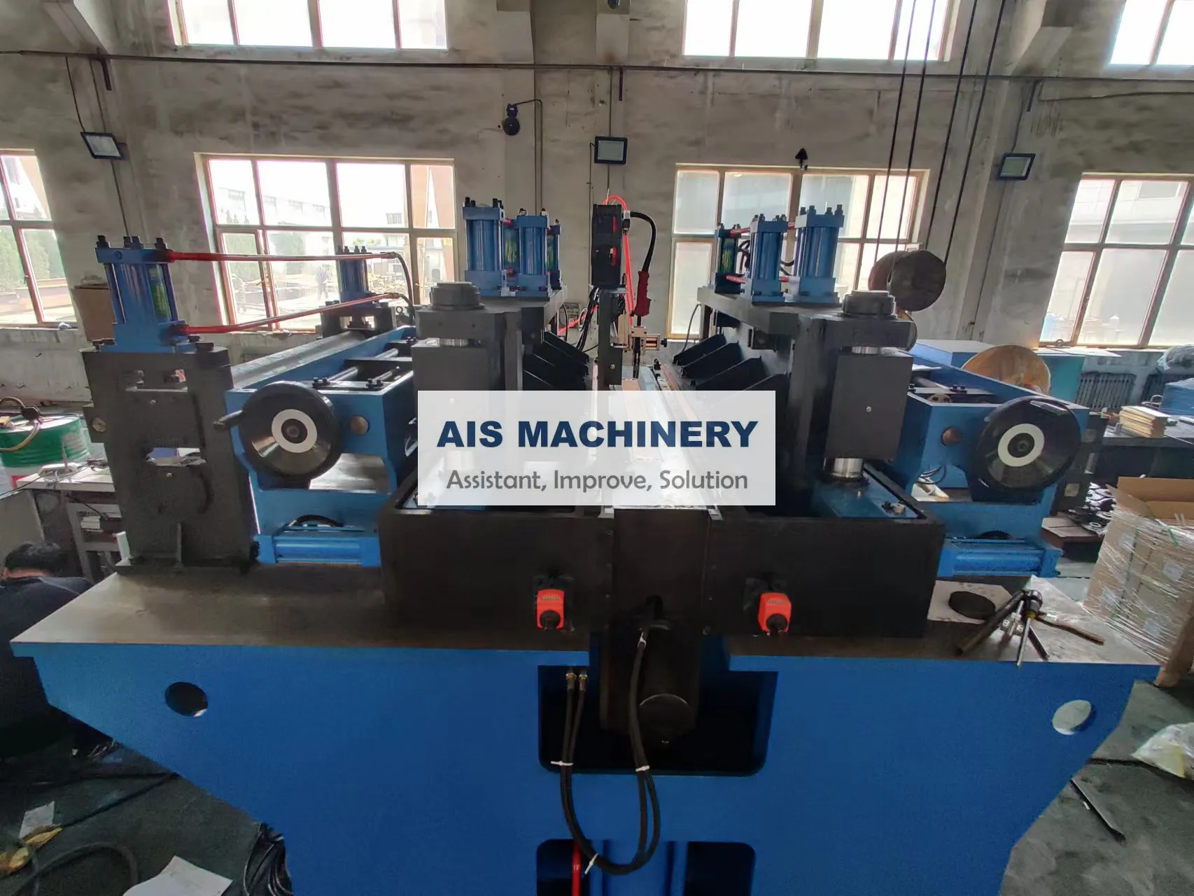 Shear and welder machine