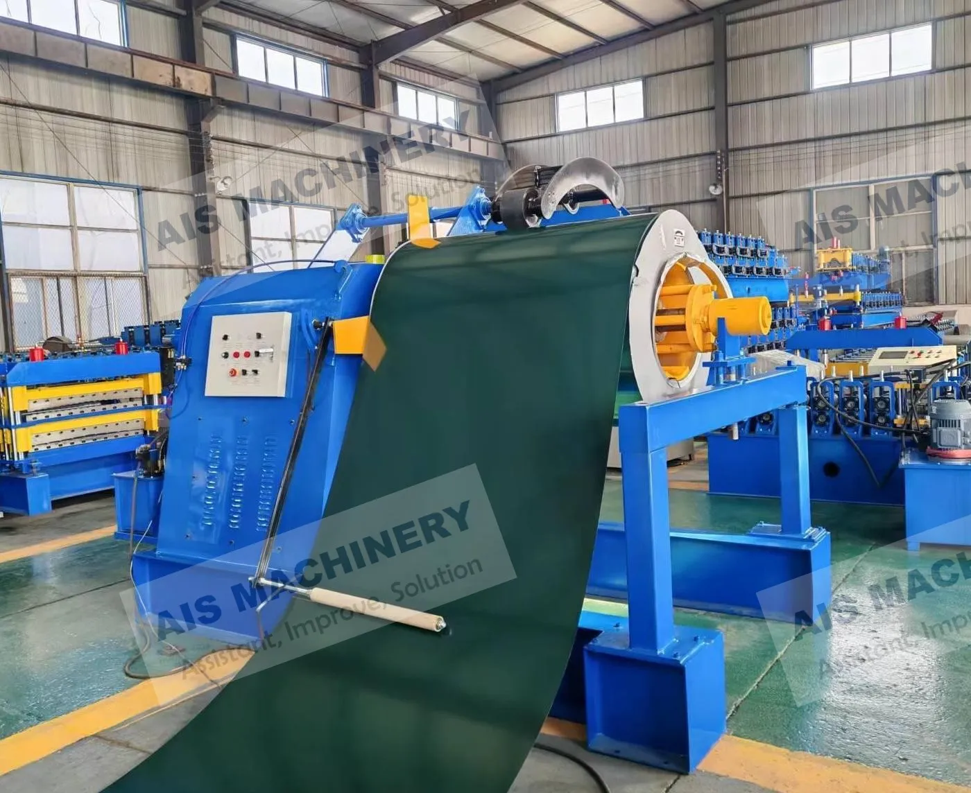 Automatic Roof Panel Roll Forming Line  Durable & Precise