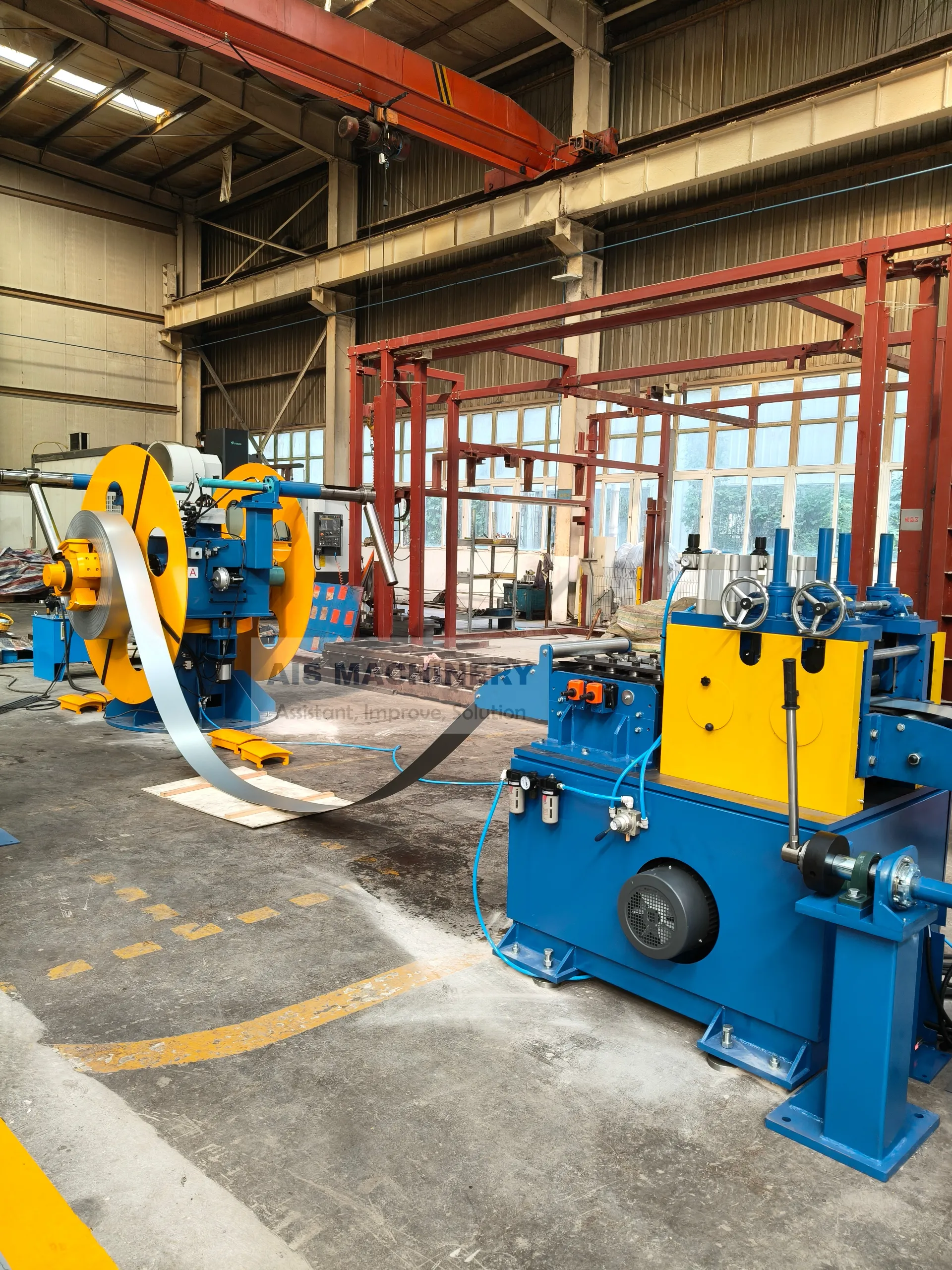 Cold Roll Forming Machine Completing QC Process