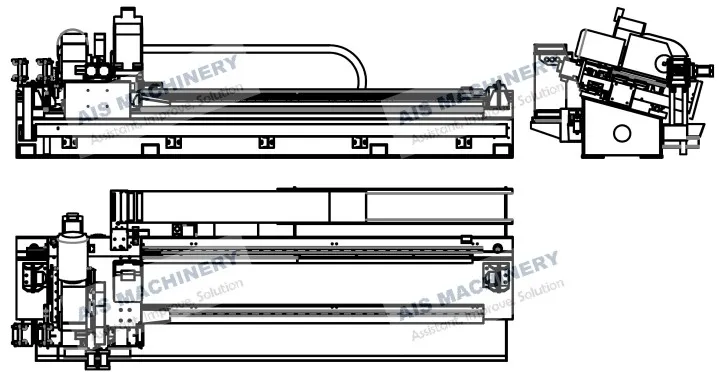Cold saw cutoff drawing