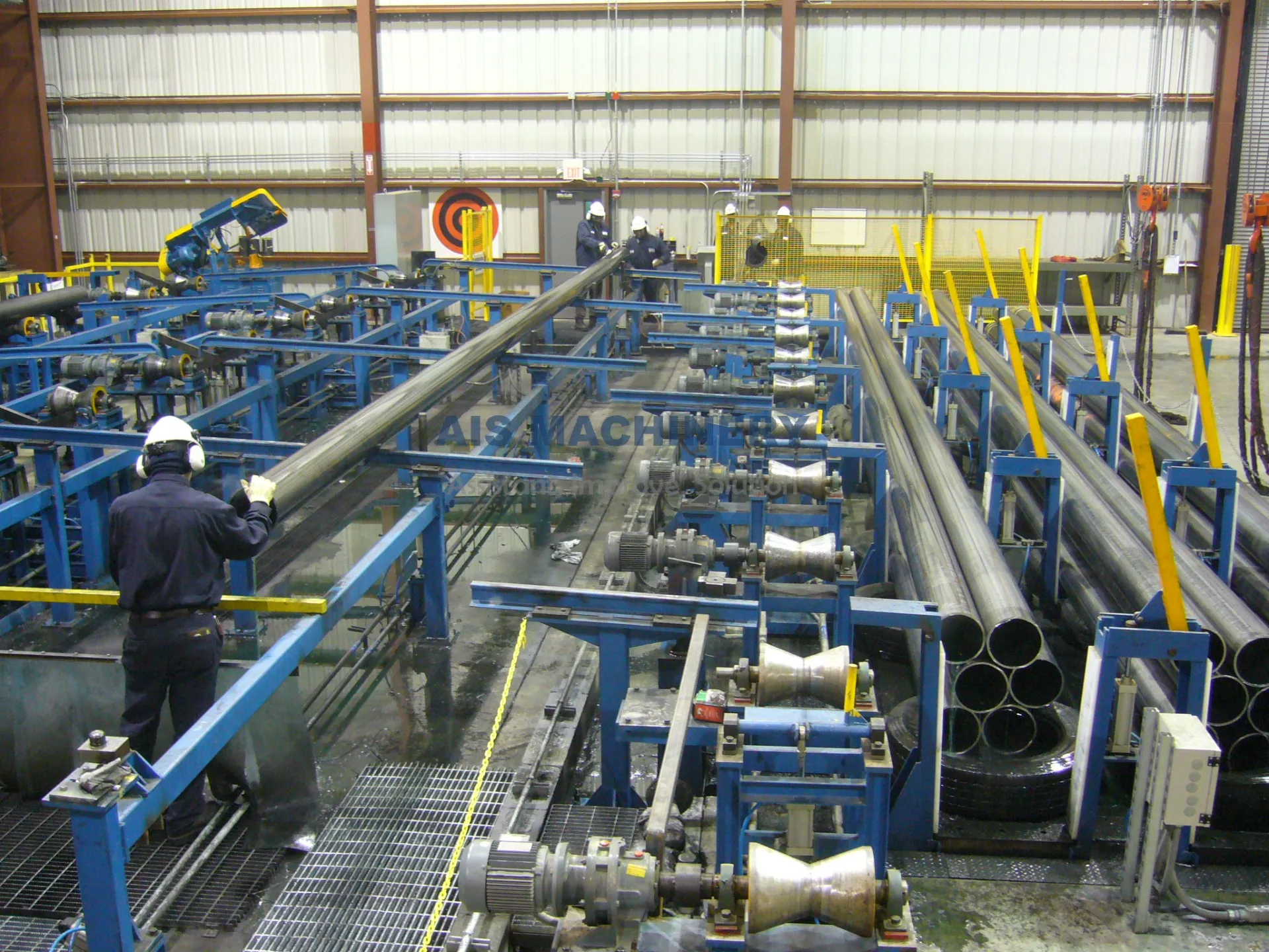 conveyor and run out table