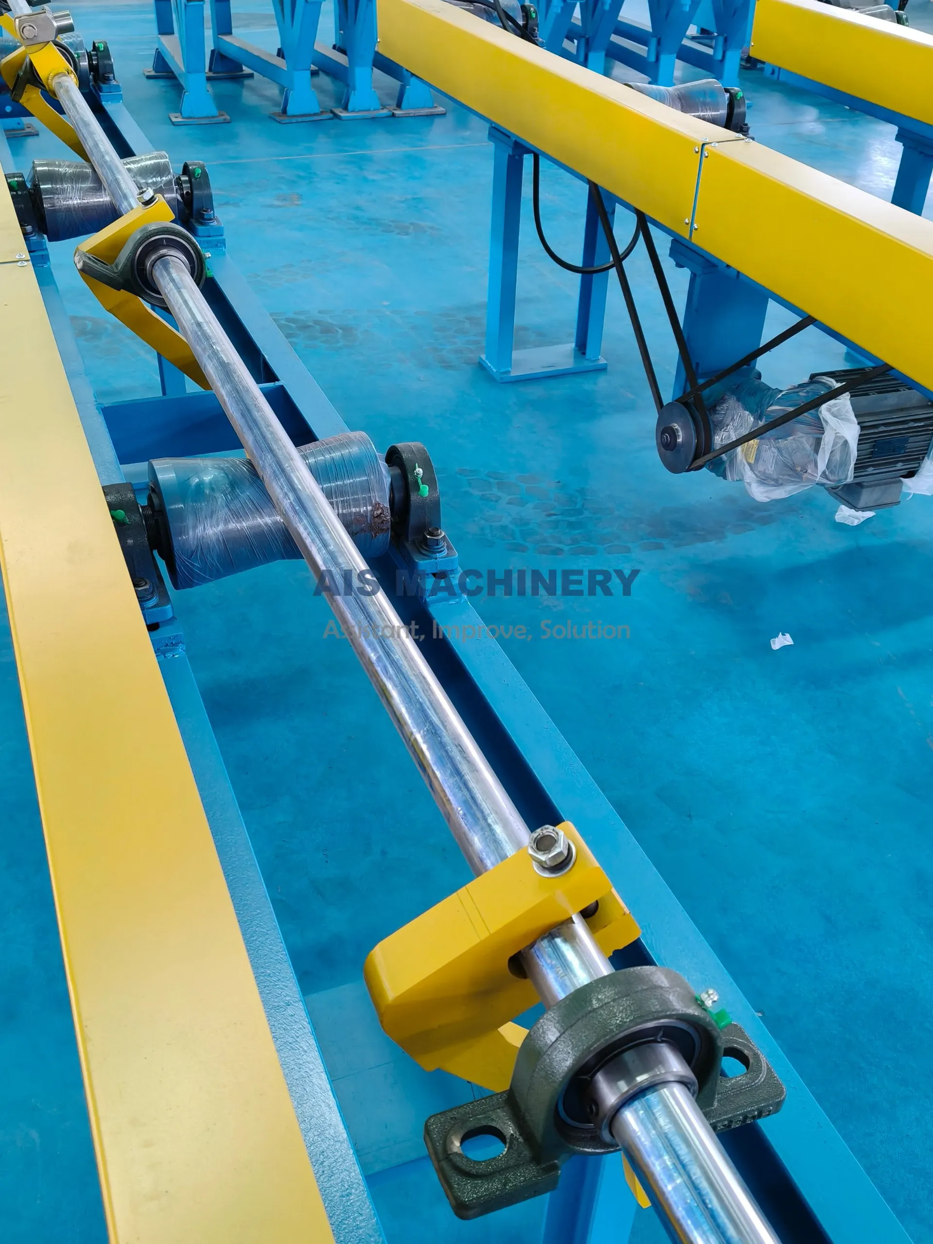 Customized Pipe Conveyor and Run Out Table