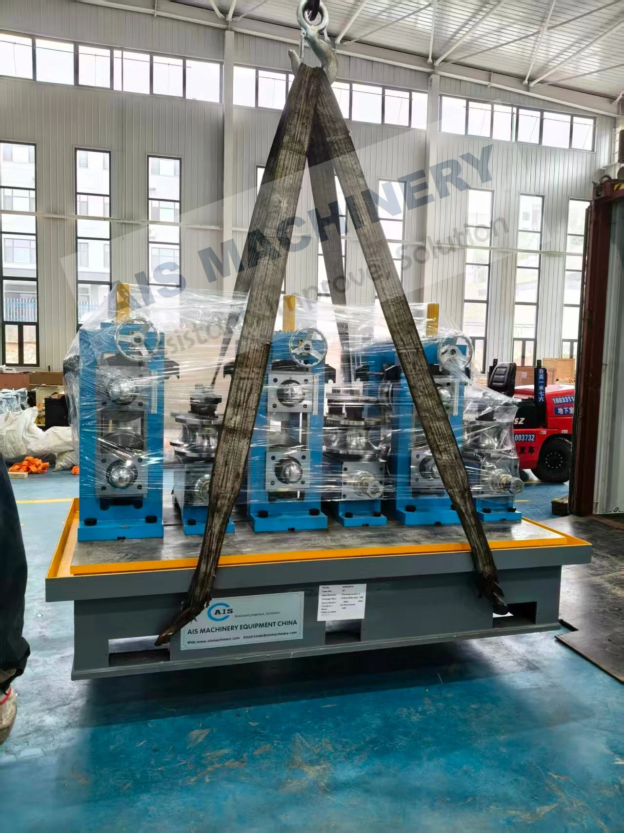 127mm Tube Mill Line and 1300mm Slitting Line Shipped to South America