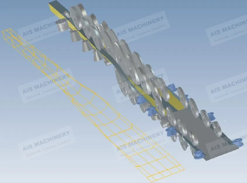 direct square pipe maching machine