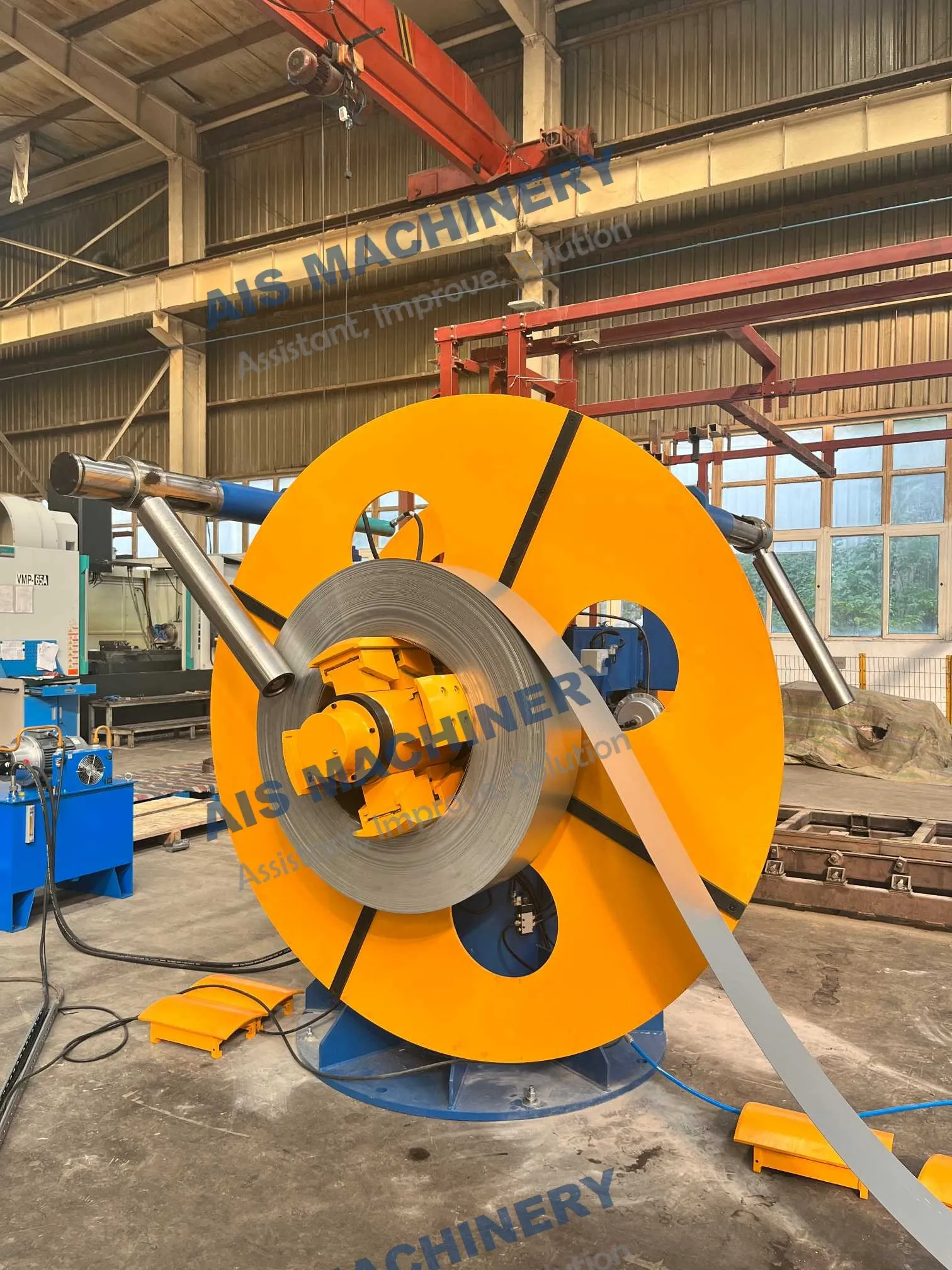 hat channel roll forming machine for garage doors