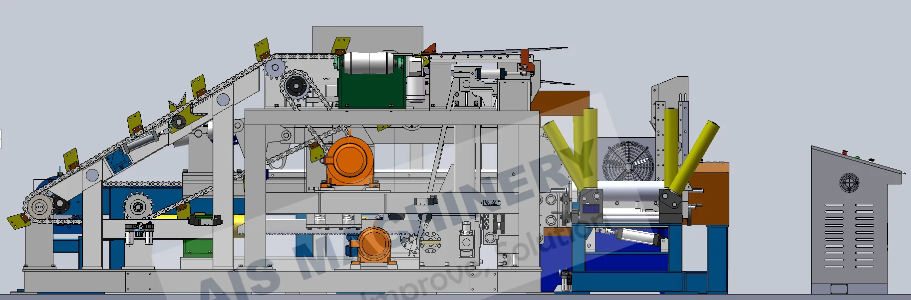 Hexagonal Steel Tube Bundler for Solar Support Frame Lines