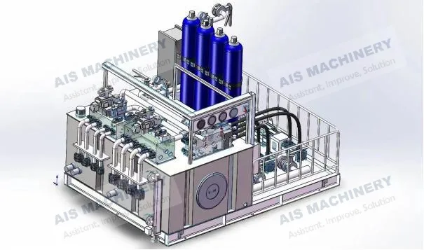 Hydraulic Upsetting Machine Used in a Tube Mill