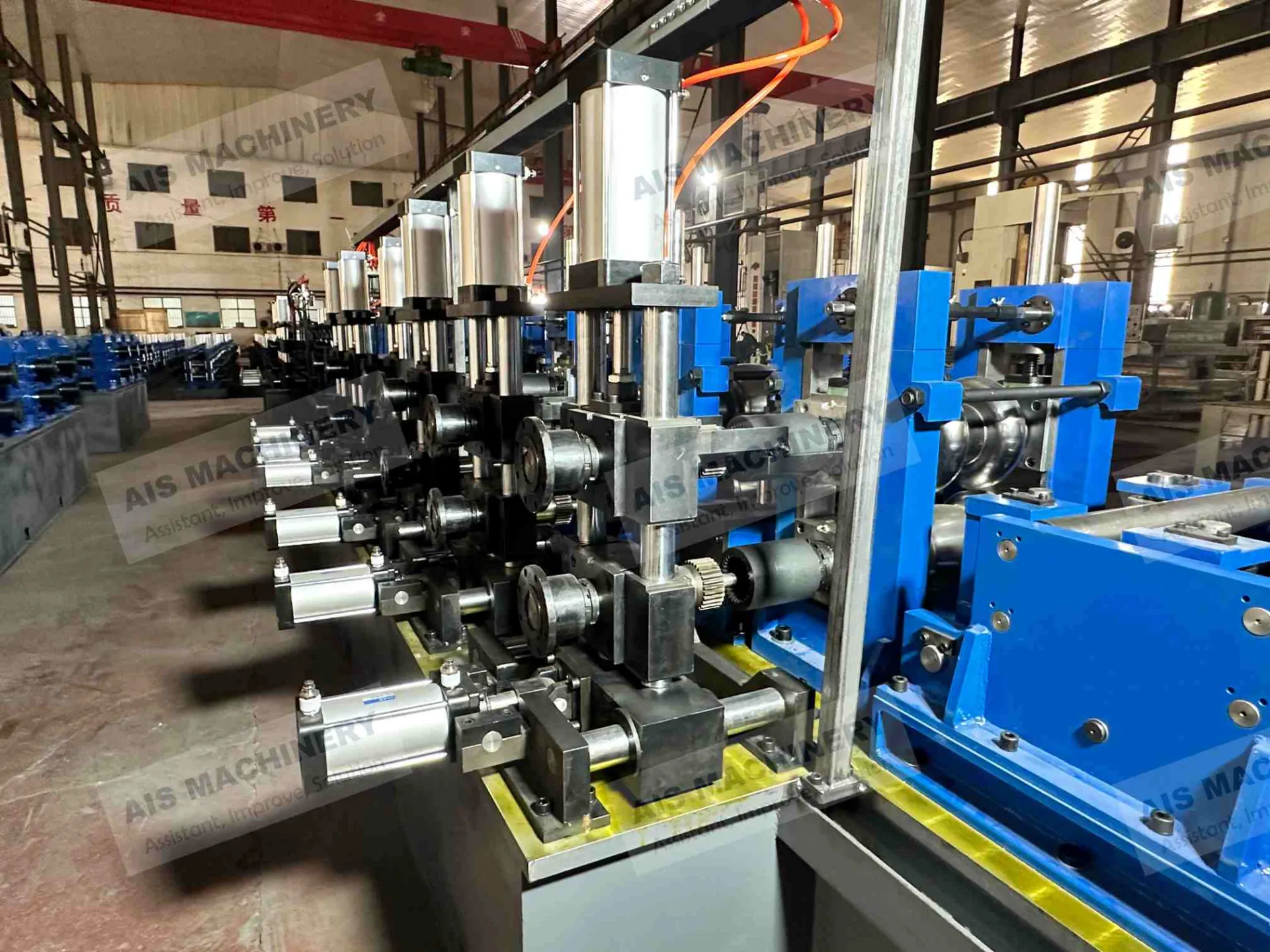 Tube Mill Quick Change System