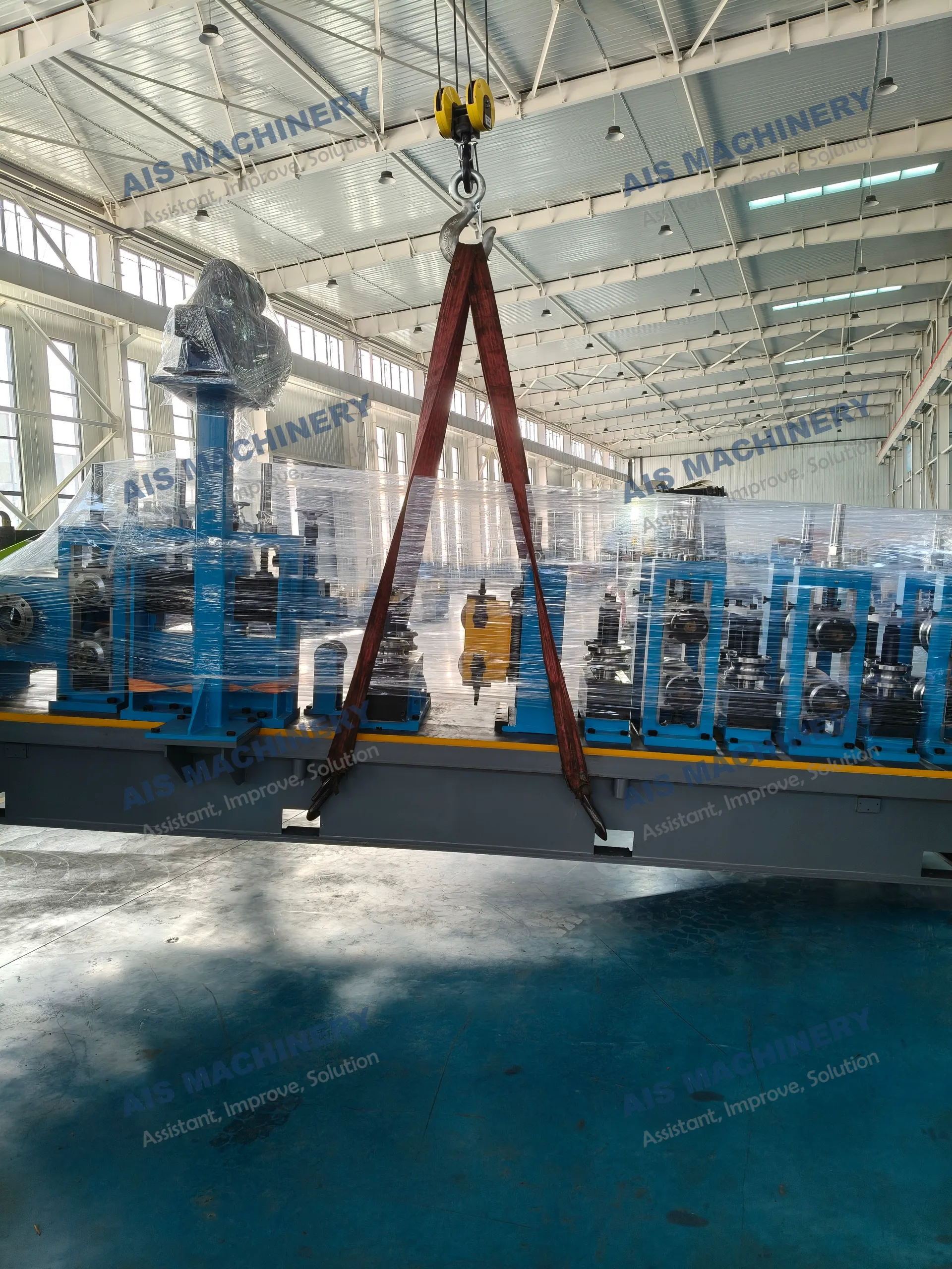 New 127mm Pipe Production Line Ready for Global Shipment