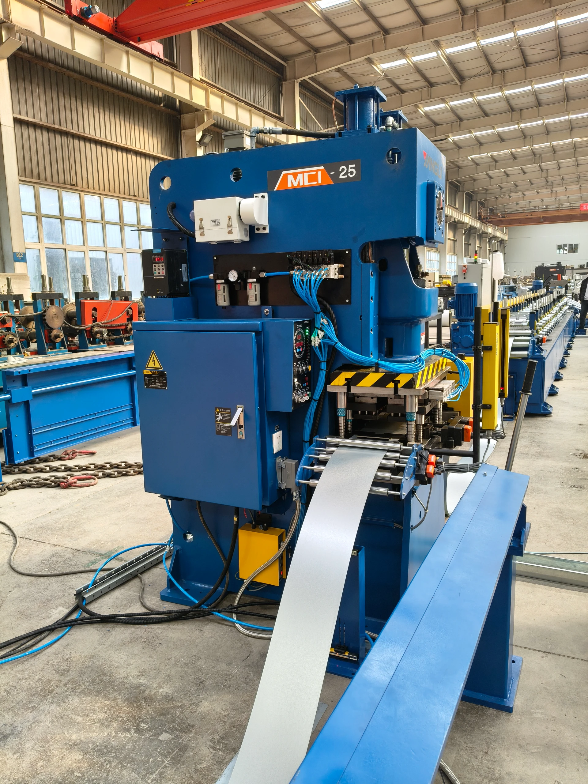 Custom Cold Roll Forming Machine Enters Final Testing and Quality Inspection