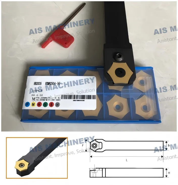 Six-sided external burr scraper Six-sided external burr scraper