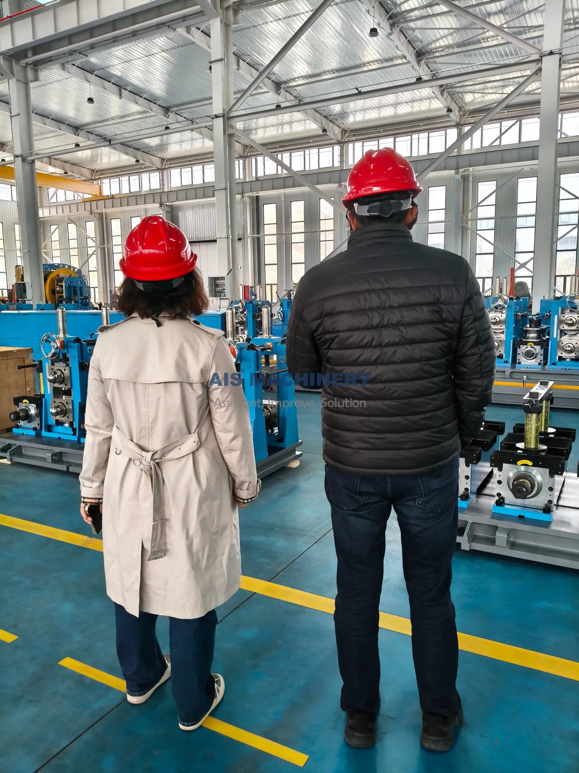 Southeast Asia Client Visits ERW Tube Mill