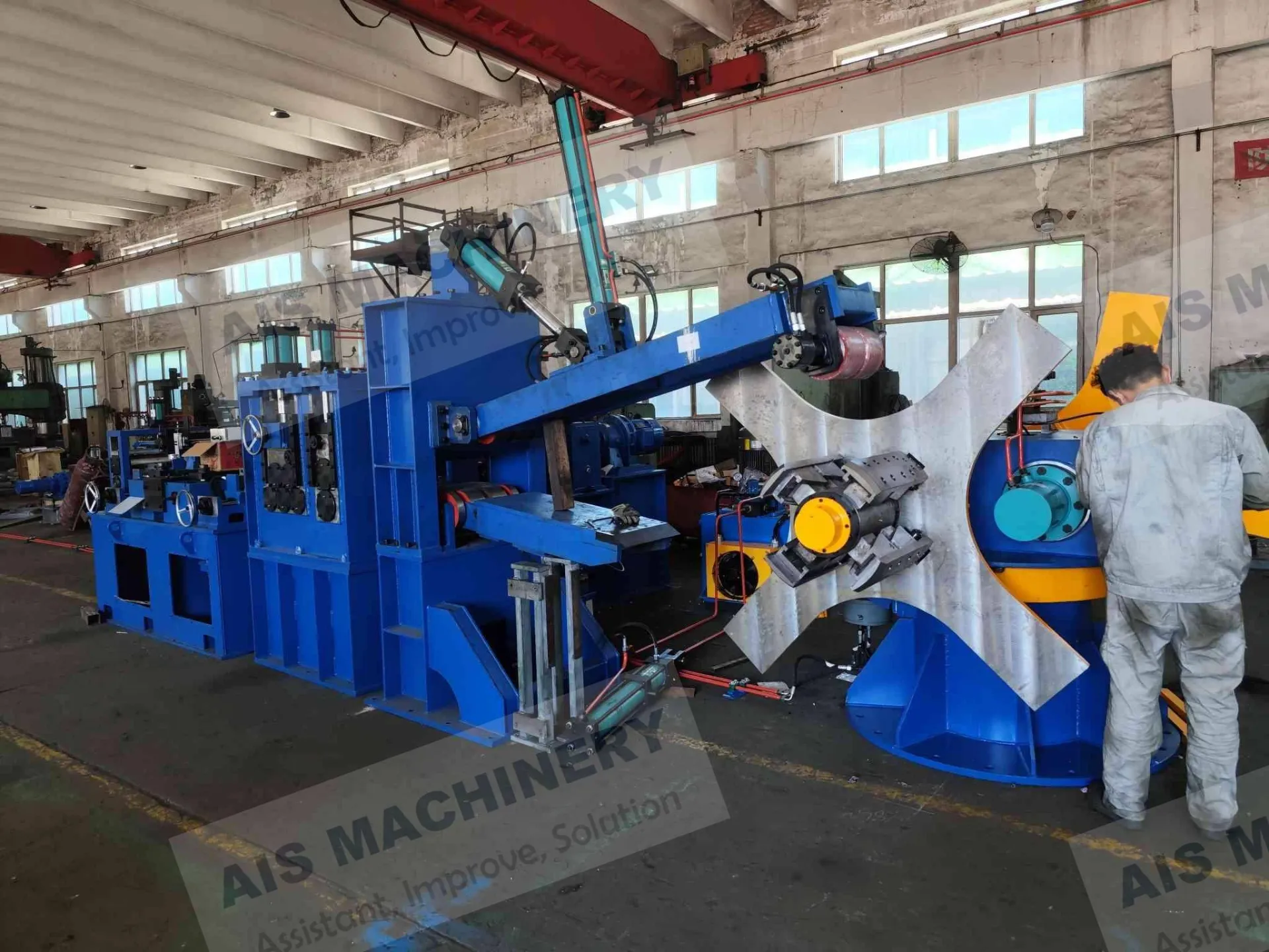 Stand Alone Uncoiler, leveller and Feeder