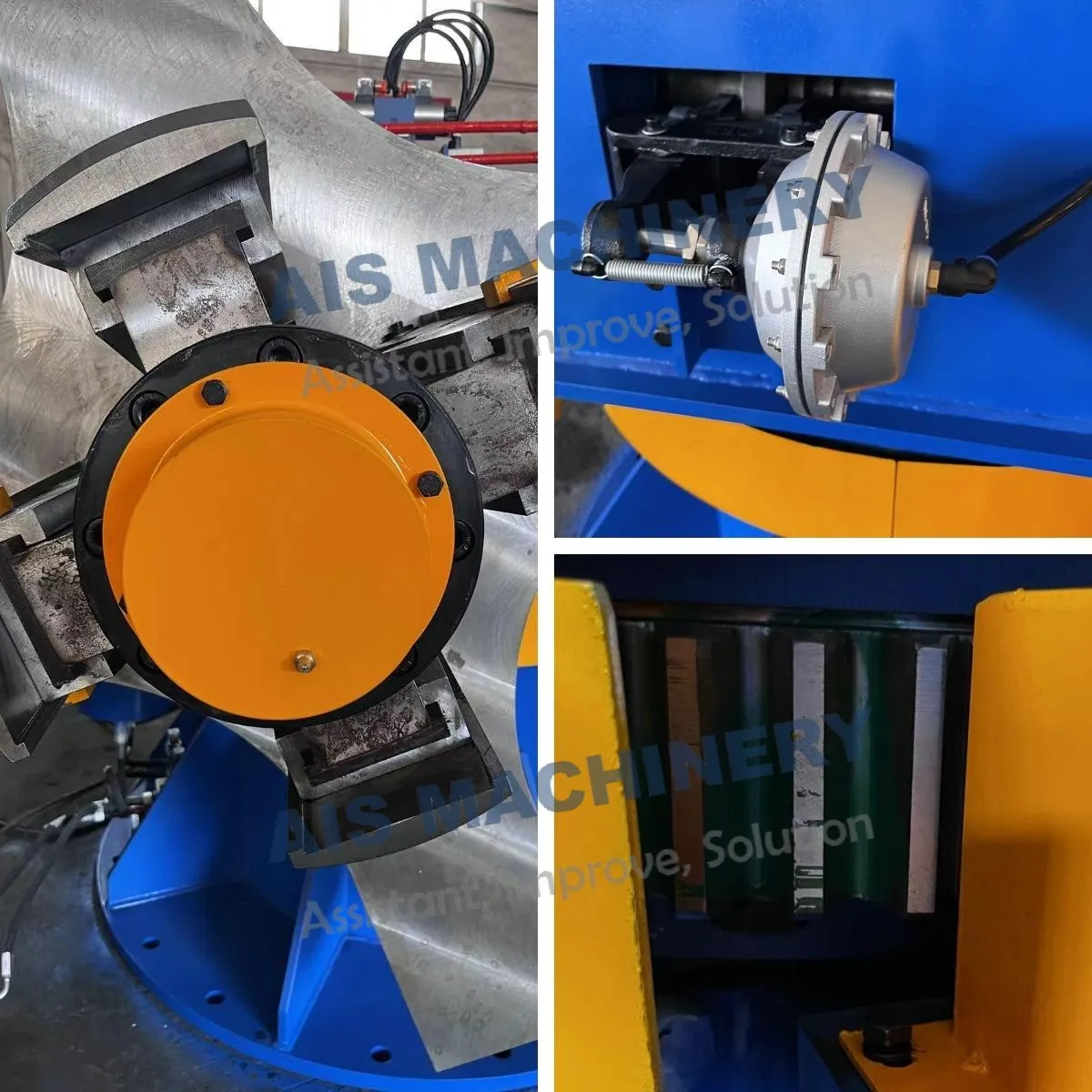 Uncoiler with peeler and hold down roll