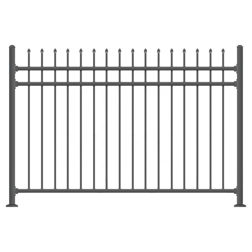 Professional manufacturer supply wrought iron gate and fence, cheap wrought iron fence new design