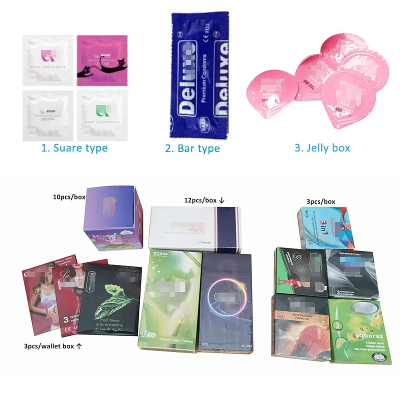 Latex-Free 0.03mm Ultra Thin Custom Condoms for Event Giveaways