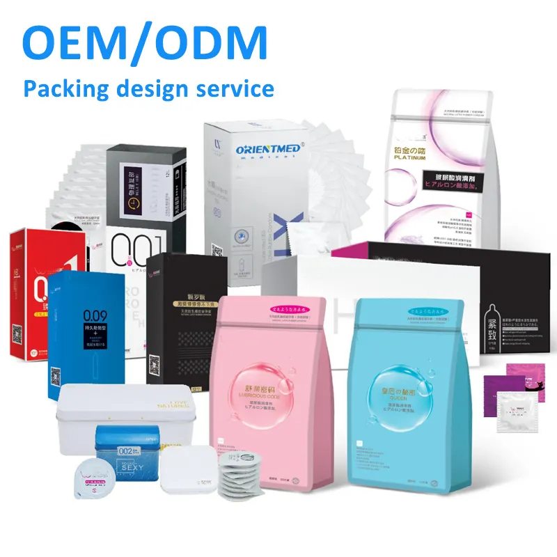 Latex-Free 0.03mm Ultra Thin Custom Condoms for Event Giveaways