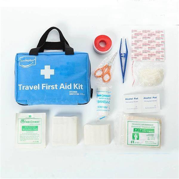 ORIENTMED ORT1680D Travel First Aid kit with nylon bag for emergencies