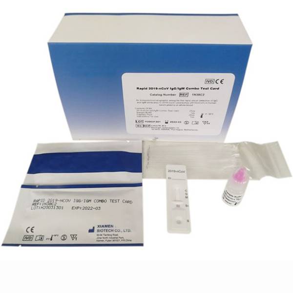 2019-nCoV IgG/IgM Combo Test Card: Rapid 15‑Min Results?