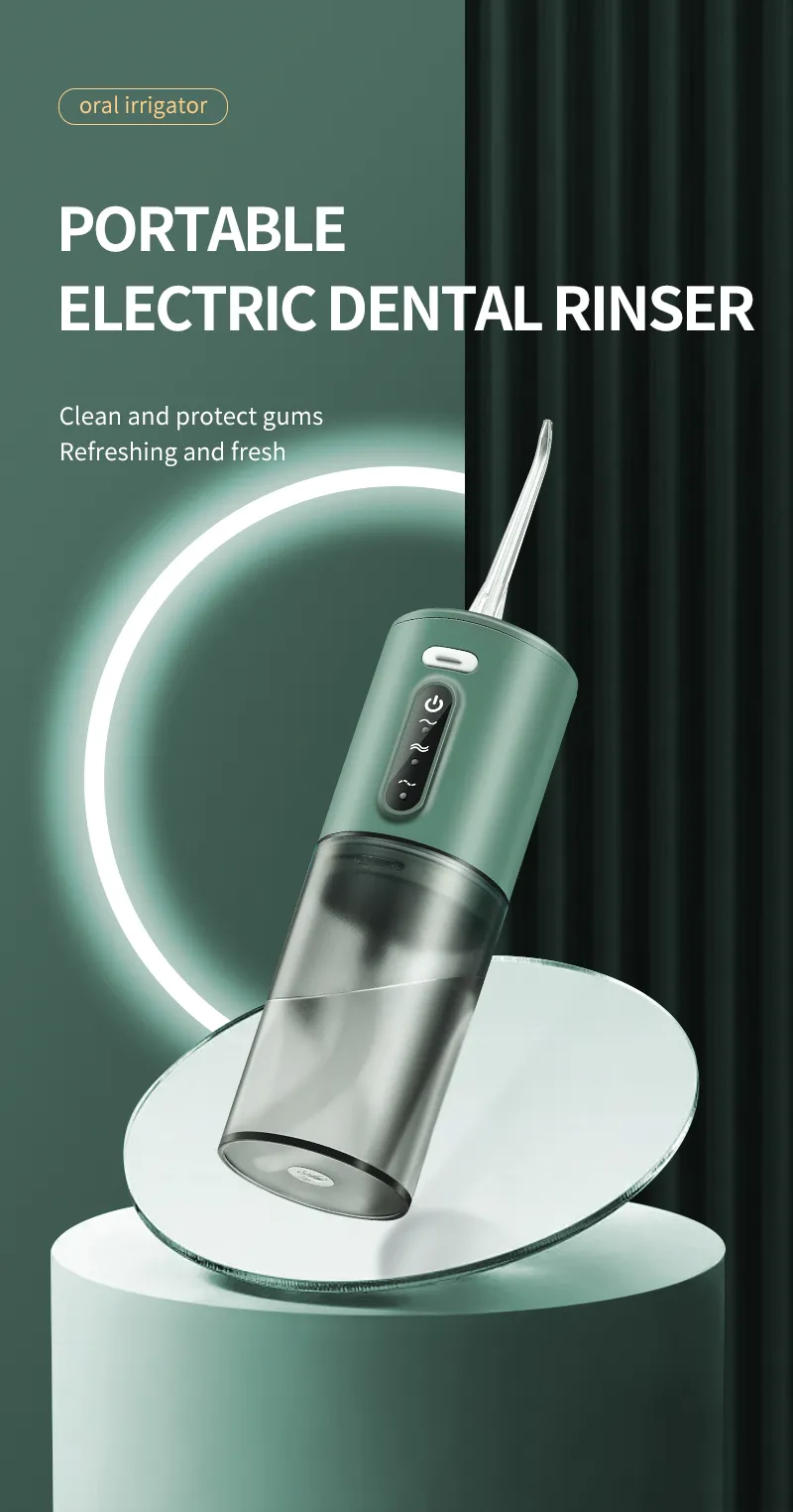 B 31B 1000mAh IPX7 Waterproof Portable Household Dental Irrigator with English Operating Instructions