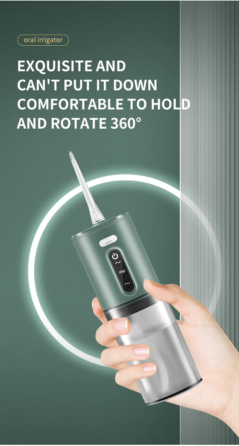 B 31B 1000mAh IPX7 Waterproof Portable Household Dental Irrigator with English Operating Instructions